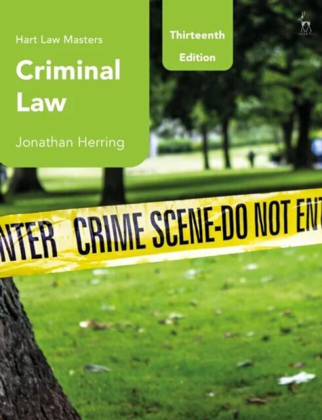 Criminal Law av Jonathan (University of Oxford UK) Herring