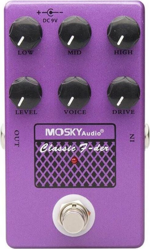 Mosky F-Der Effektpedal For Gitar