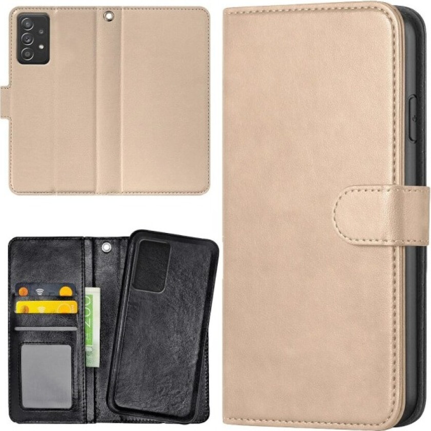 Samsung Galaxy A52/A52s 5G - Lommebok Deksel Beige Multicolor