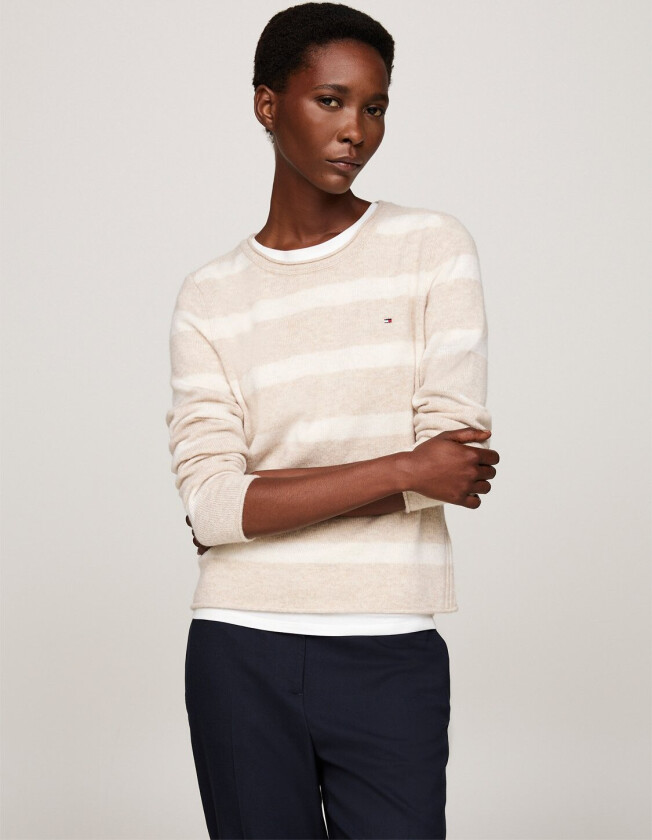 Soft Wool CNK LS Sweater Str L - Langermede Bluser