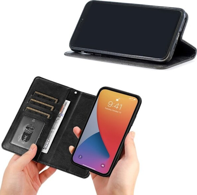 iPhone 16 Pro - Lommebok Deksel Skulls