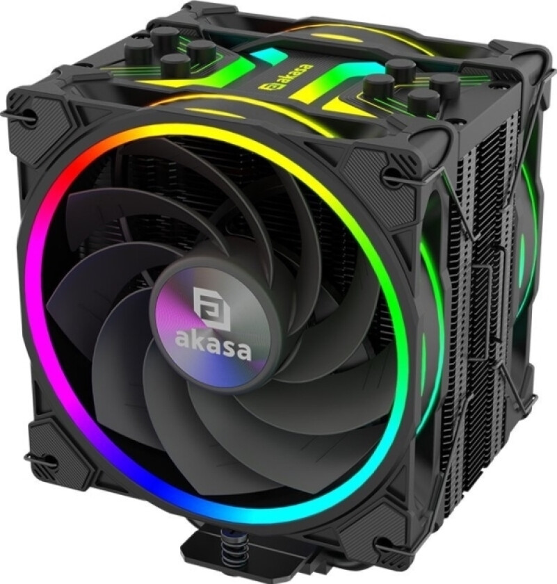 Cpu-Kjøler Akasa Akasa Chladi Cpu Soho H4 Plus Reverse Kit, Cpu Chladi + 120 Mm Vifte, Lga1700, Argb