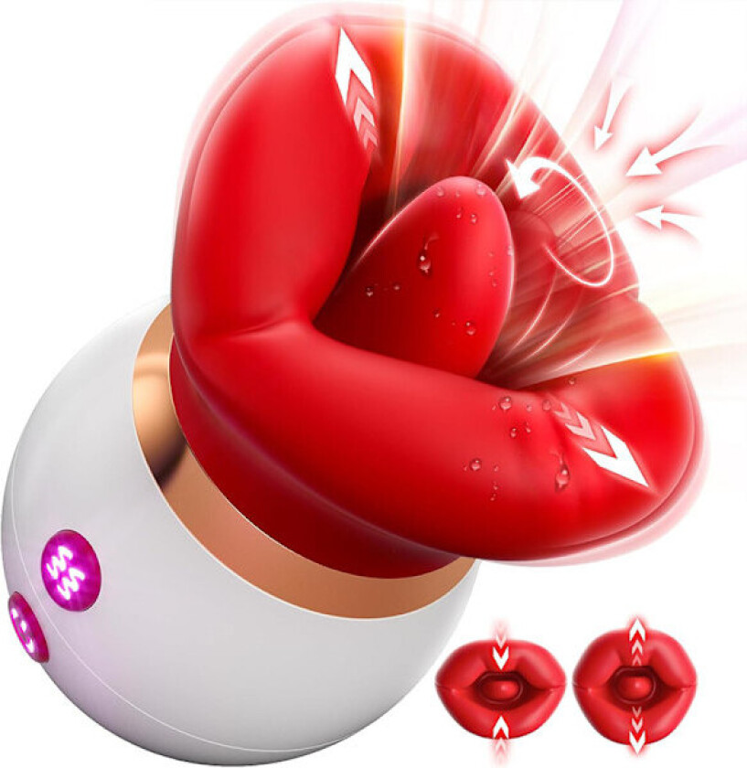 Sexleketøy med sugevibrator for kvinner og 3 sugemoduser