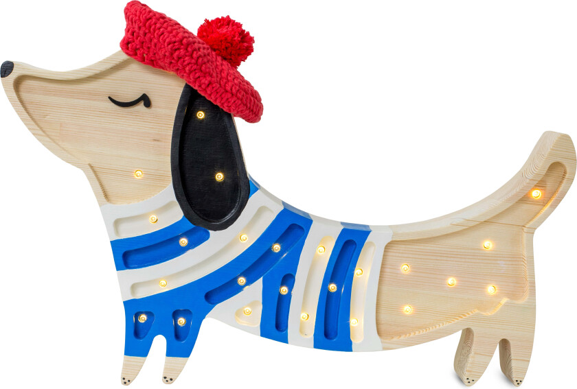 Lampe Hundevalp, French Style - Nattlamper - Tre