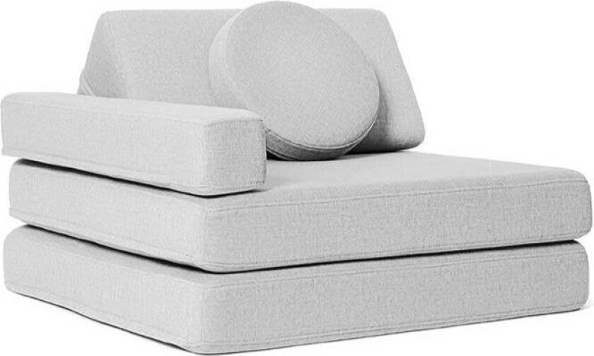 Play Lenestol, Lysegrå - Sittemøbler - Polyester