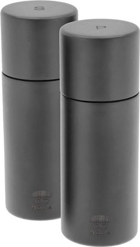 Salt- og pepperkvern 15,2 cm 2 stk svart