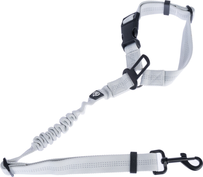 Calma bilbelte for hund - 58 - 75 cm lang, 25 mm bred (stein)
