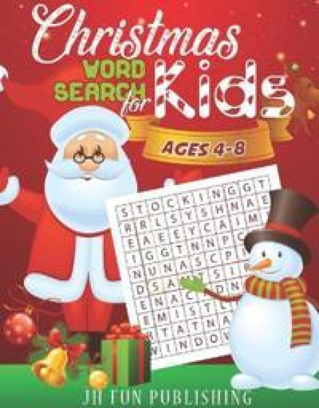 Christmas Word Search For Kids Ages 4-8