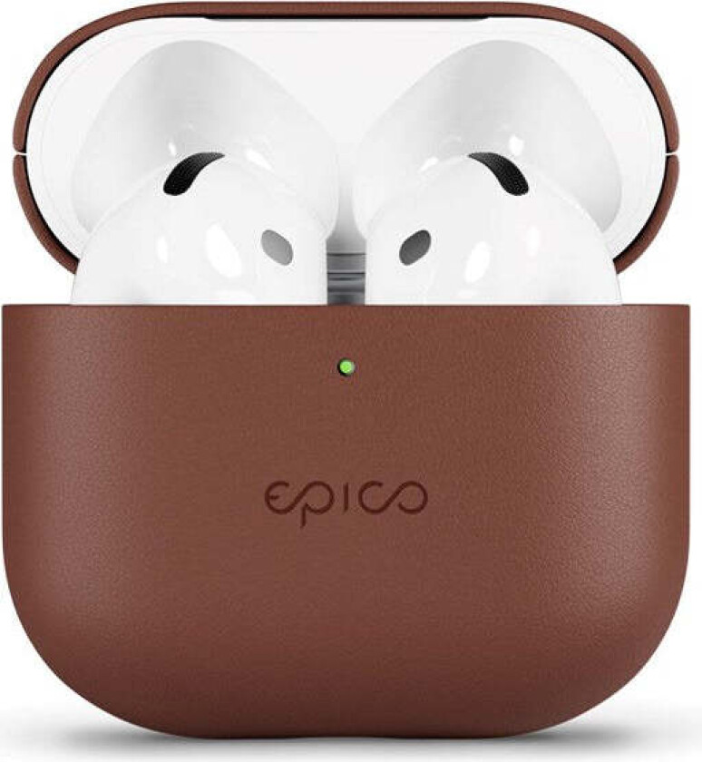 AirPods (4. Gen.) Deksel i Ekte Skinn - Brun