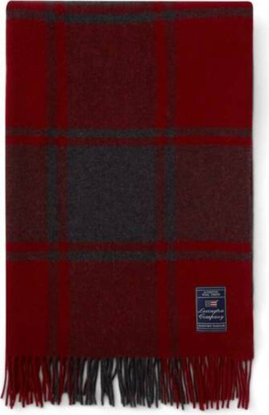 Checked Recycled Wool Pledd Lexington