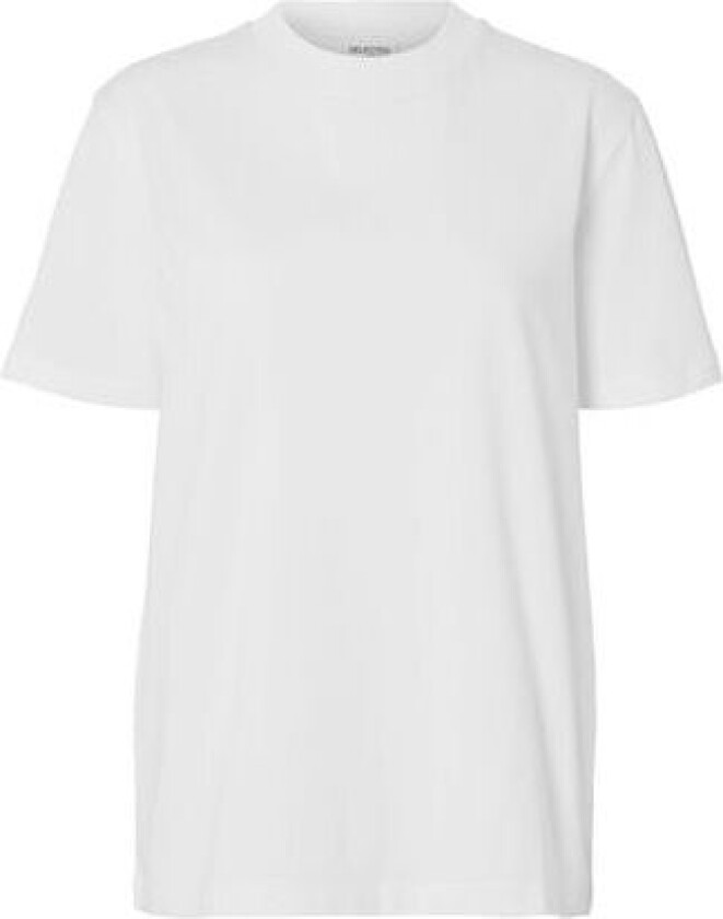 Relax Colwoman Ss Mock Neck Tee - Bright White M