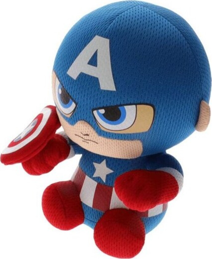 Beanie Babies Marvel Captain America Soft 15cm