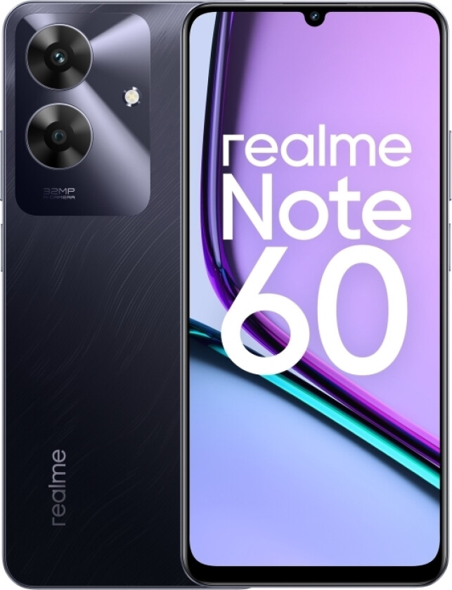 Note 60, 17,1 Cm (6.74"), 4 Gb, 128 Gb, 32 Mp, Android 14, Svart, Marmorfärgad