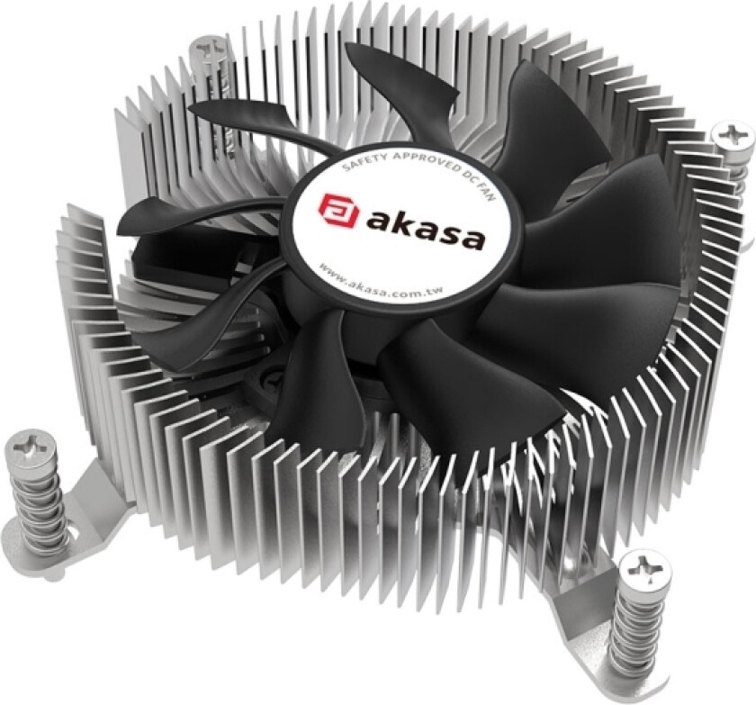 Akasa Lavprofil Cpu-Kjøler, Intel Lga1700 - Kobber Og Aluminium