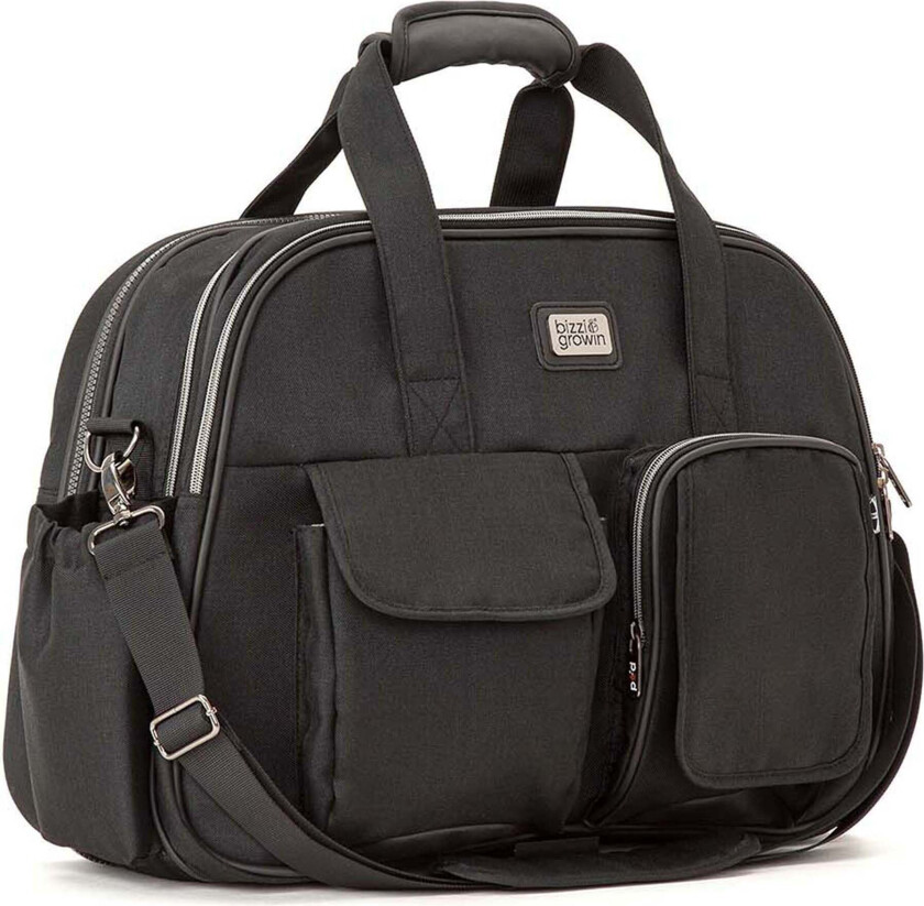 BizziGrowin POD® Reiseseng Og Stelleveske, Chelsea Black - Stellevesker - Polyester