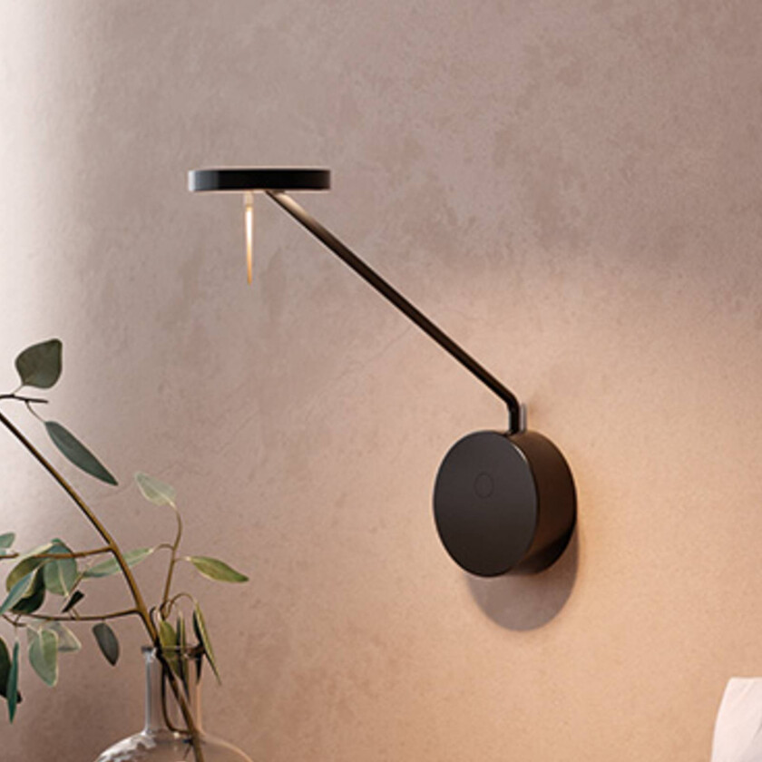 LED-vegglampe Invisible Reader, 3000K, dybde 37,4 cm