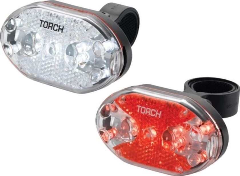 Bilde av Torch Light Set Cycle Light Set White Bright 9X + Tail Bright 9X (Tor-54035)