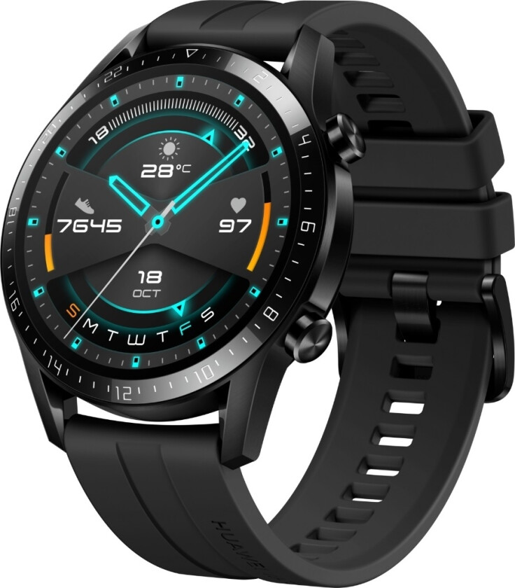 HUAWEI WATCH GT 2 46 mm Sport Edition, svart