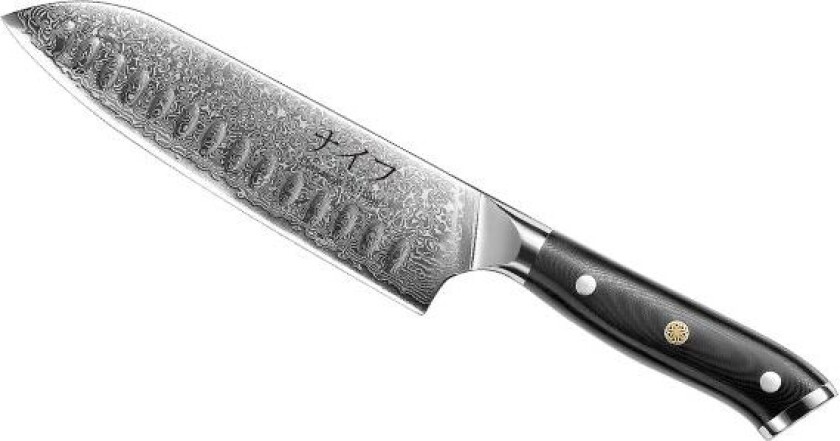 Damascus By Hâws Santoku Kniv 32 Cm