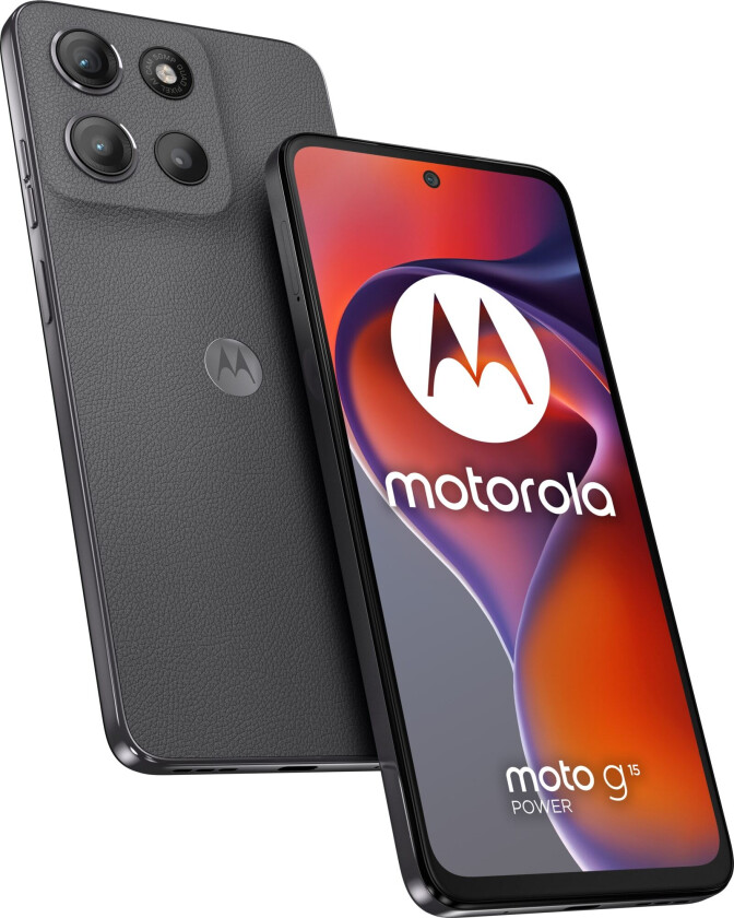 Moto G15 Power smarttelefon 8/256GB (grå)
