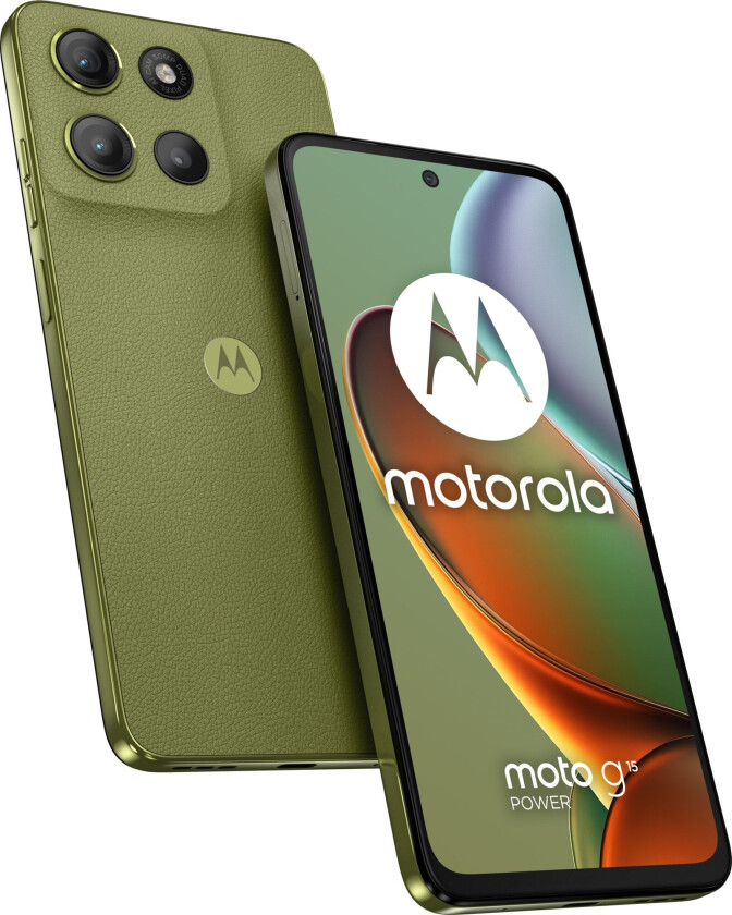 Moto G15 Power smarttelefon 8/256GB (grønn)