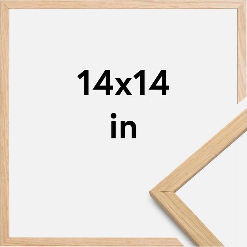 Ramme Edsbyn Akrylglass Eik 14x14 Inches (35,56x35,56 Cm)