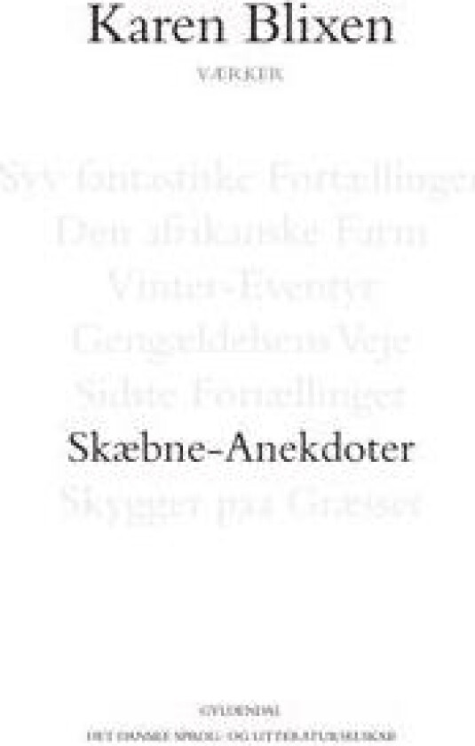 Skæbne-Anekdoter