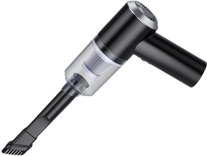 Black 2 i 1 bærbar bilstøvsuger Bærbar trådløs støvsuger Håndstøvsugere for bilhusholdning 2 filtre