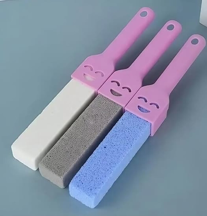 2-pack Pimpstein toalettbørste Husholdnings toalettskål rengjøring Limesc 3,8*3,8*23,5 cm