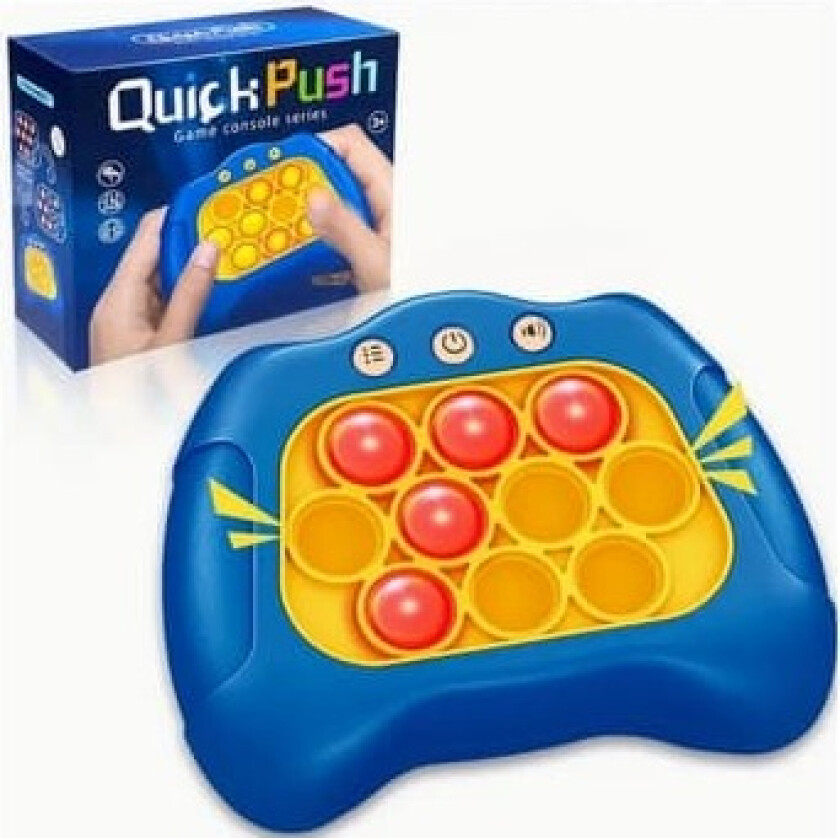 Quick Push Popit Game - Pop It Pro Light Up Game Quick Push Fidget Spill