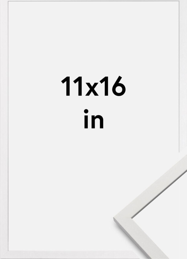 Ramme Edsbyn Akrylglass Hvit 11x16 Inches (27,94x40,64 Cm)