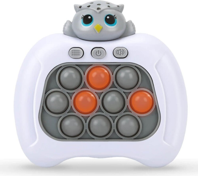 Owl Popit Game - Pop It Pro Light Up Game Quick Push Fidget Spill