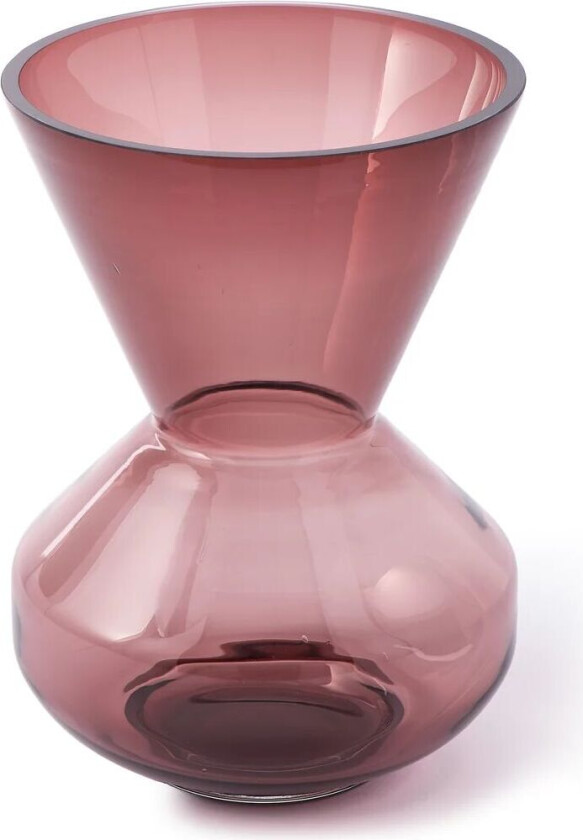 Thick neck vase 40 cm Rosa-lilla