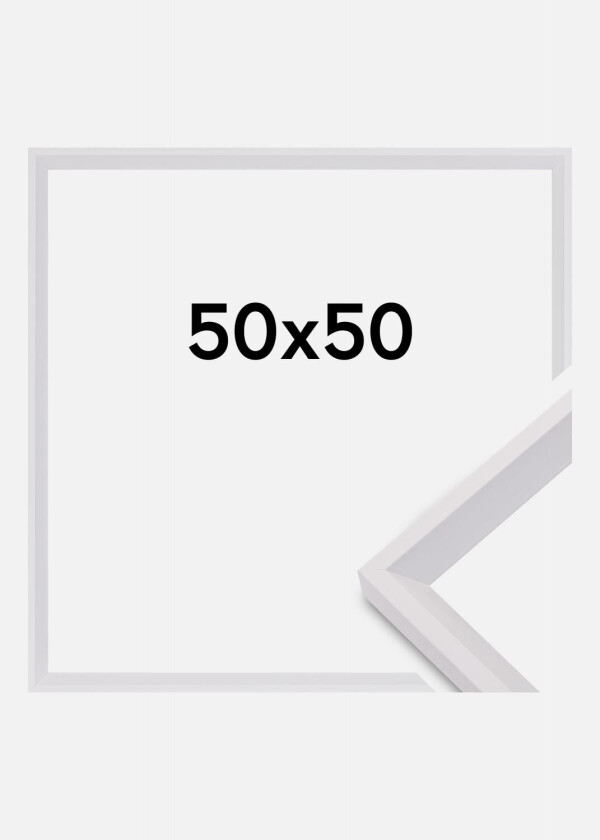 Ramme Globe Akrylglass Hvit 50x50 Cm