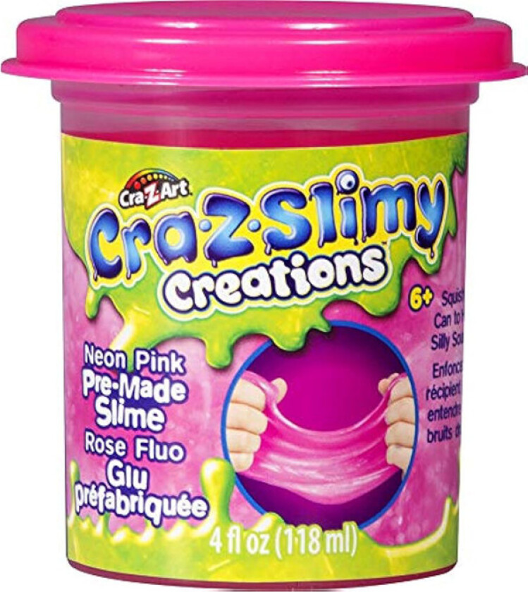 Bilde av CraZArt Cra-Z-Slimy Creatons Slim 118ml - Neon Rosa