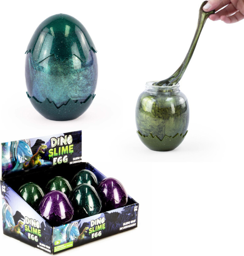 Gigantisk Dinosaur Slim Egg 12cm (assortert)
