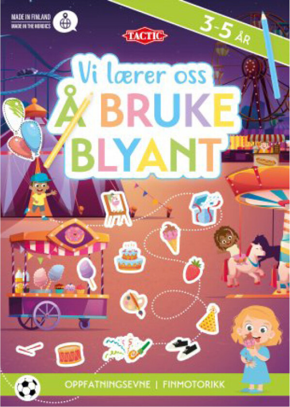 Aktivitetsbok Vi Lærer Oss: Blyantkontroll 3-5 år