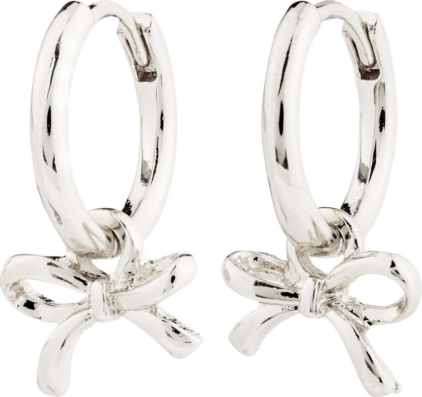 LYSANDRA hoops sølvbelagt