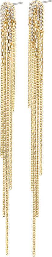 SERENITY krystall deco waterfall øredobber gullbelagt