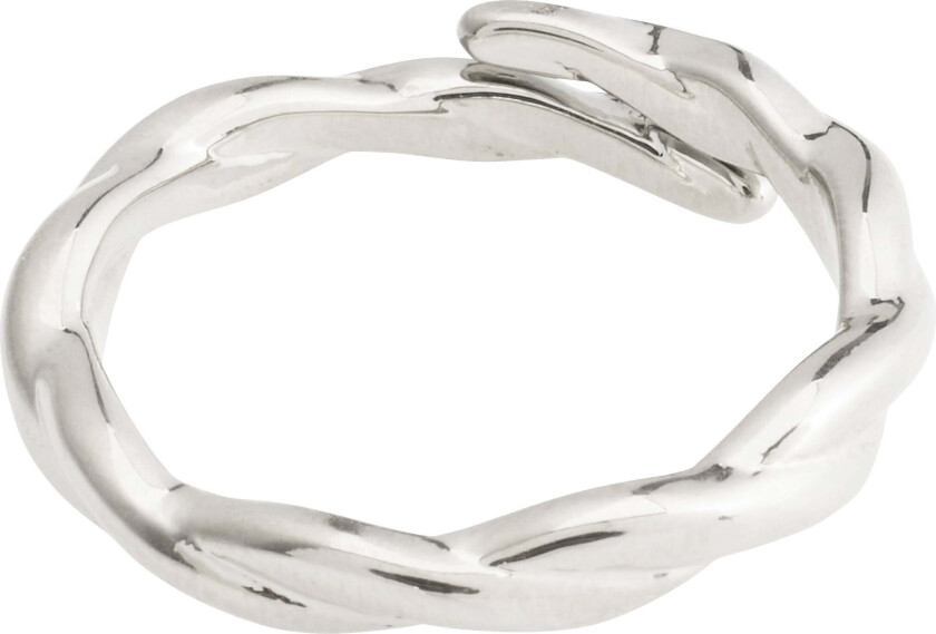 LULU twirl stack ring sølvbelagt