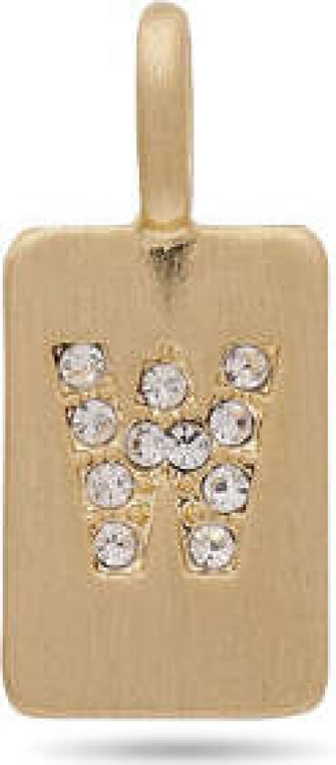 CHARM krystall W anheng, gullbelagt