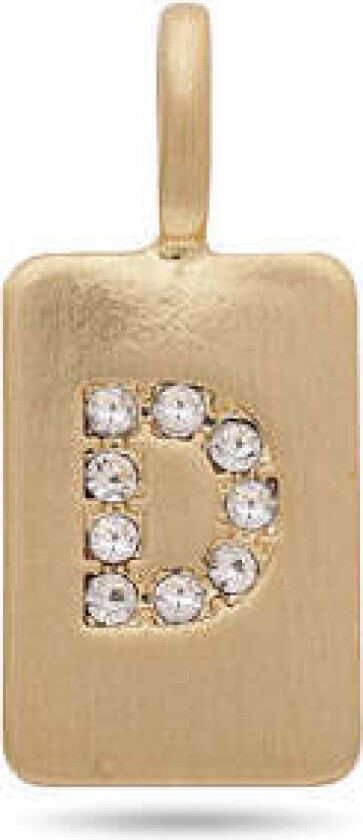 CHARM krystall D anheng, gullbelagt