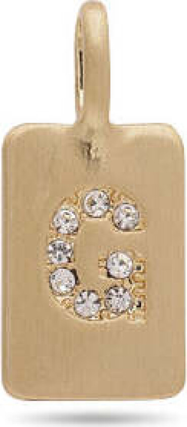 CHARM krystall G anheng, gullbelagt