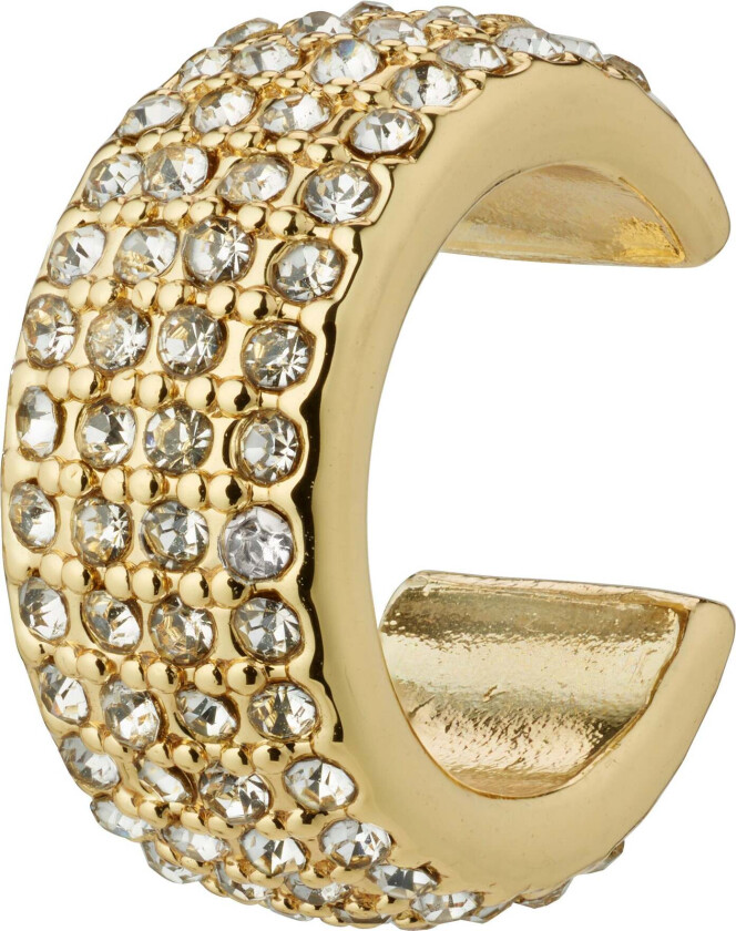 MATYLDA krystall cuff øredobb gullbelagt