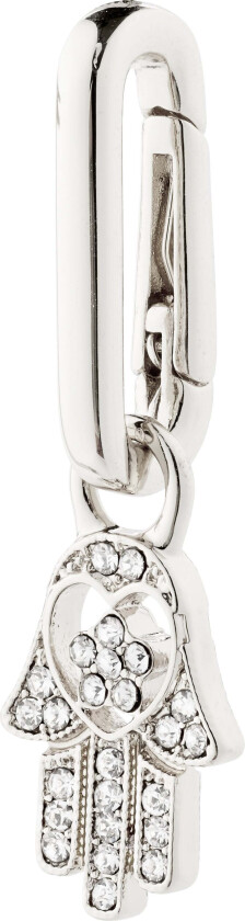 CHARM Hamsa anheng, sølvbelagt
