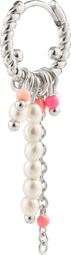 TEKLA single ørering sølvbelagt