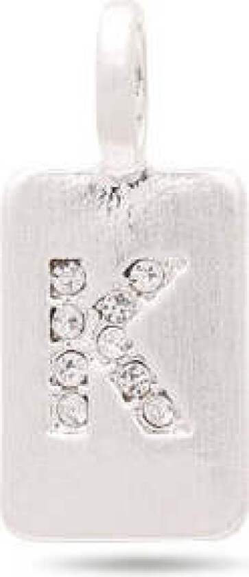 CHARM krystall K anheng, sølvbelagt
