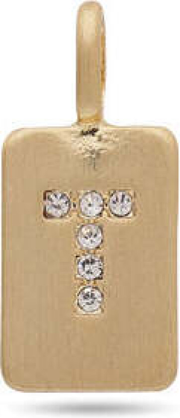 CHARM krystall T anheng, gullbelagt