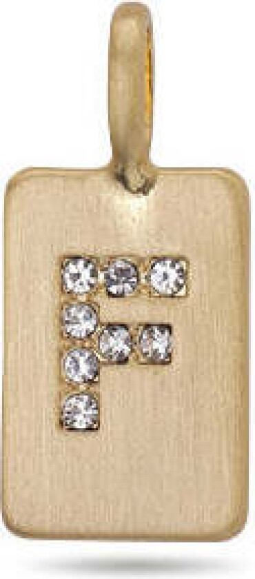 CHARM krystall F anheng, gullbelagt