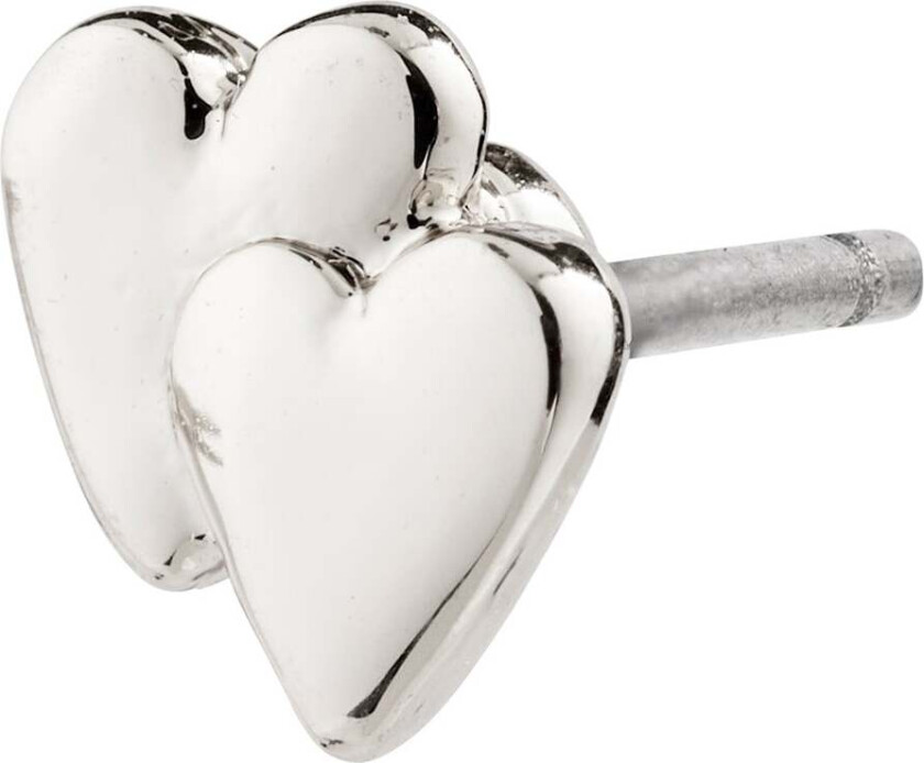 PRISKA single øredobb sølvbelagt